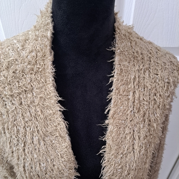 Kensie Open Front Eyelash Cardigan/Sweaterso   Size L - Picture 2 of 8
